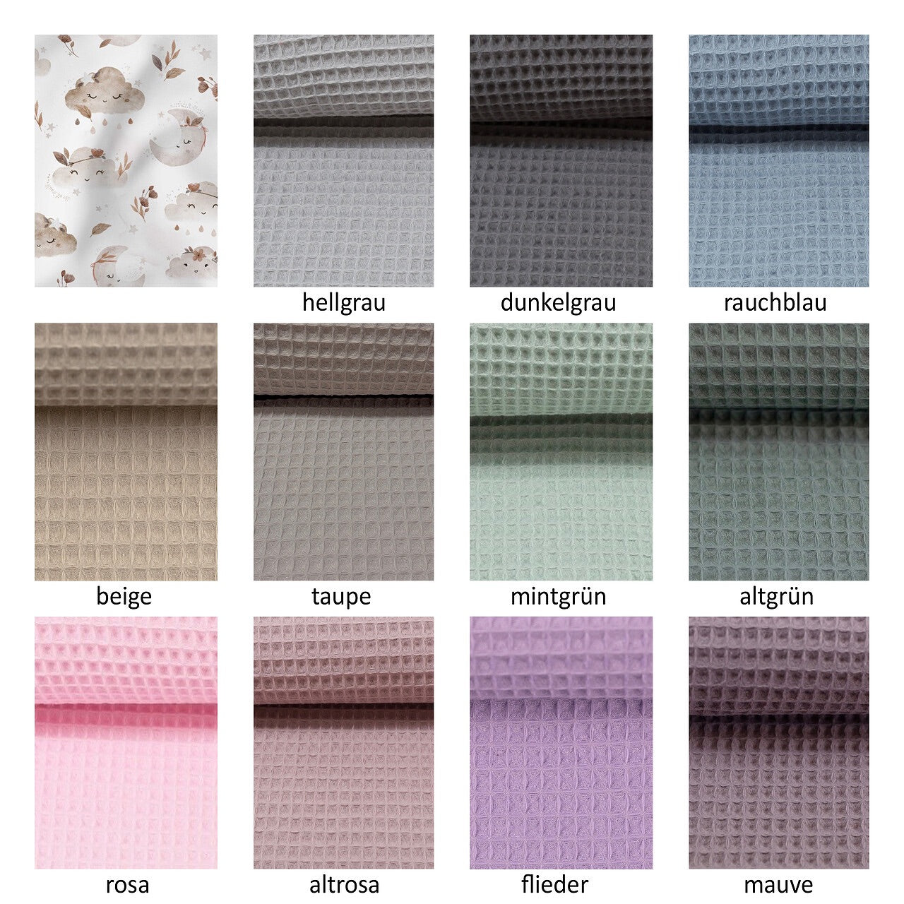 Babynestchen "Wolken beige"
